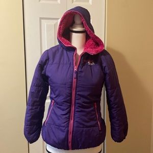 ❤️Hawke & Co girls puffer winter jacket - size 14 - great condition!